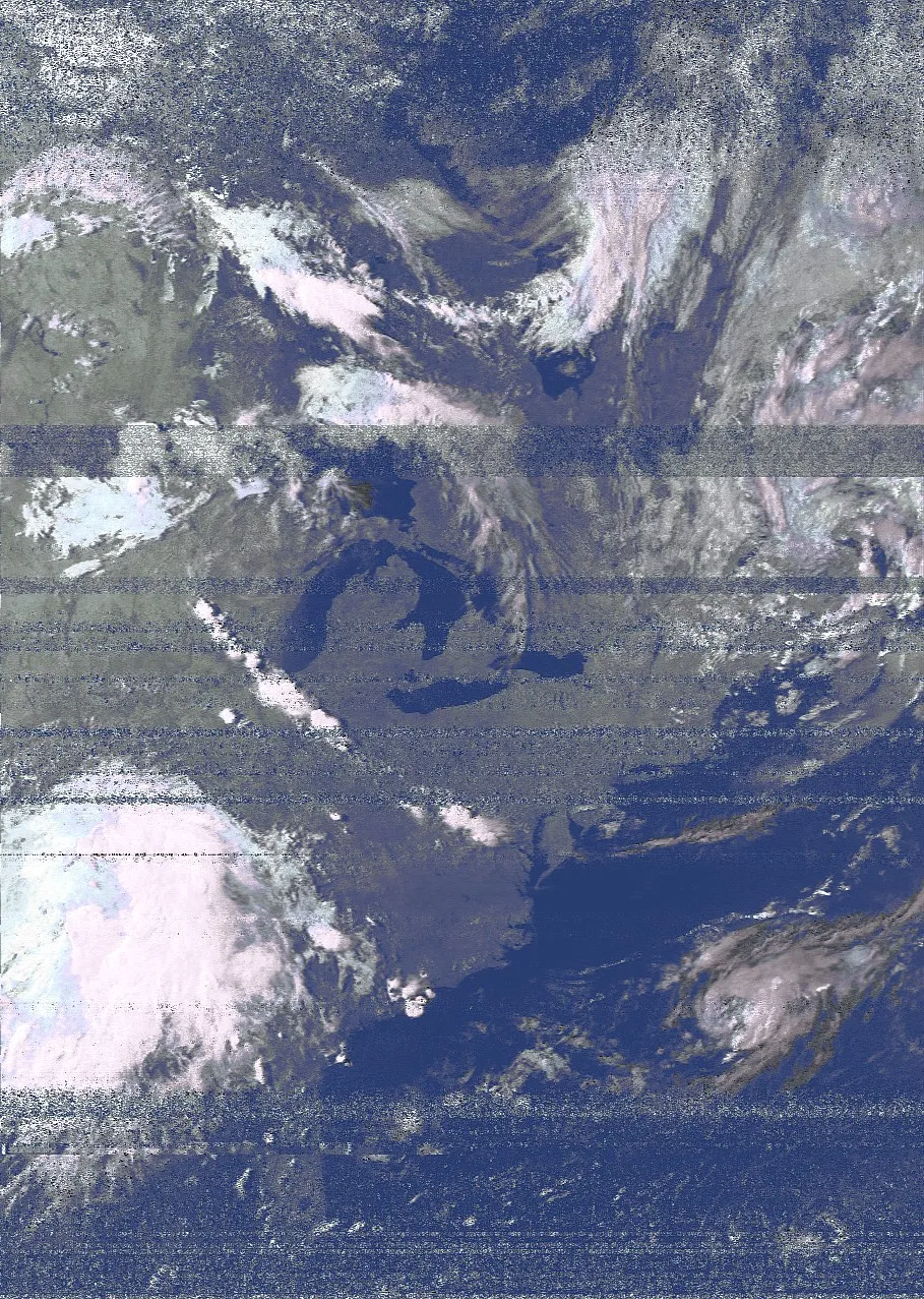 NOAA satellite, East Coast USA