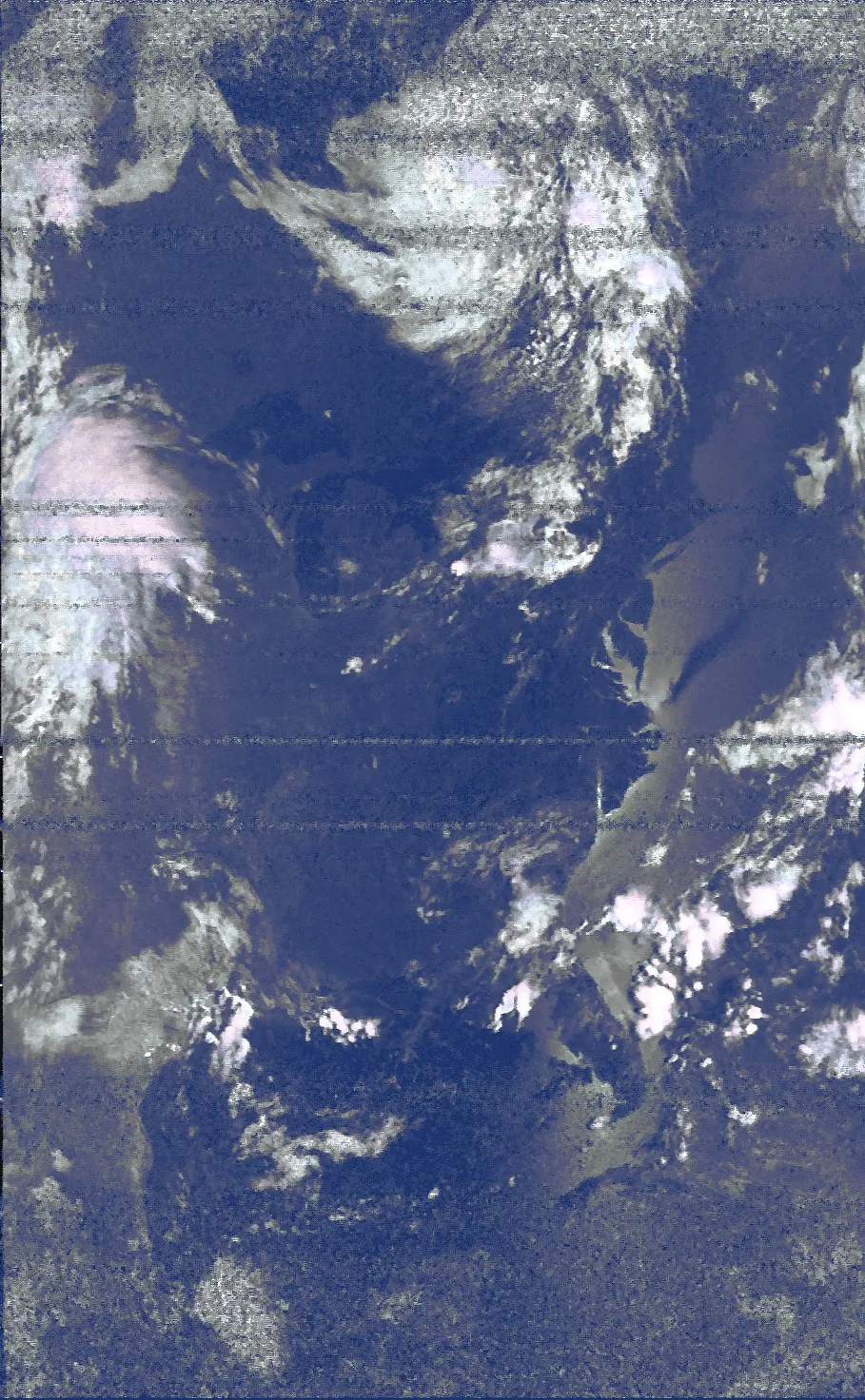 NOAA 15 image - US East/Central - Infrared
